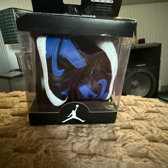 Jordan Kids Sneakers - Black and Blue - Picture 1 of 1